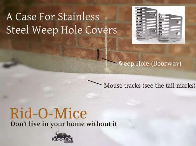 quebec weep hole covers